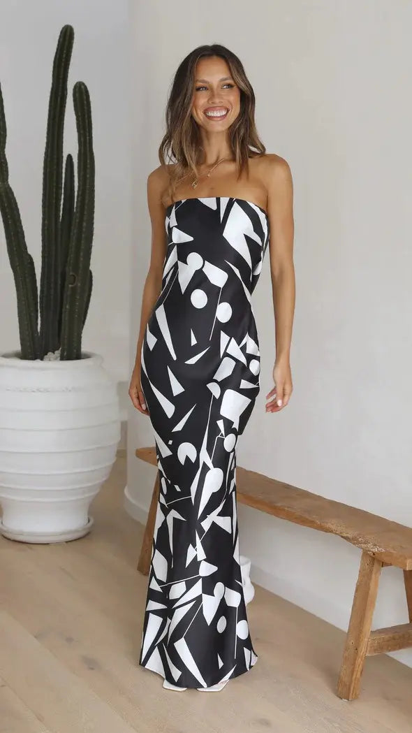 Zara | Strapless Maxi Dress