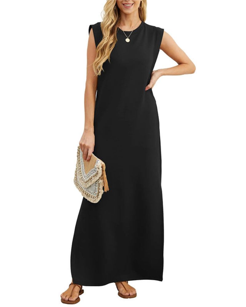 ARIE -  Moroccan Sleeveless Maxi Dress