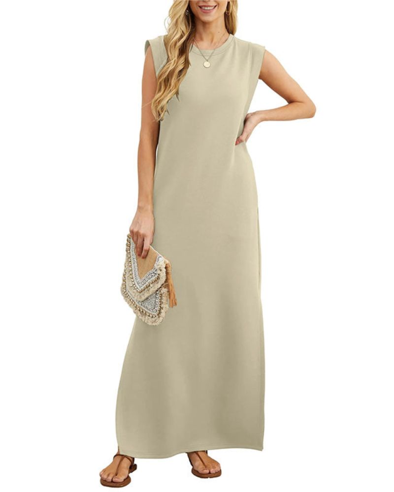 ARIE -  Moroccan Sleeveless Maxi Dress