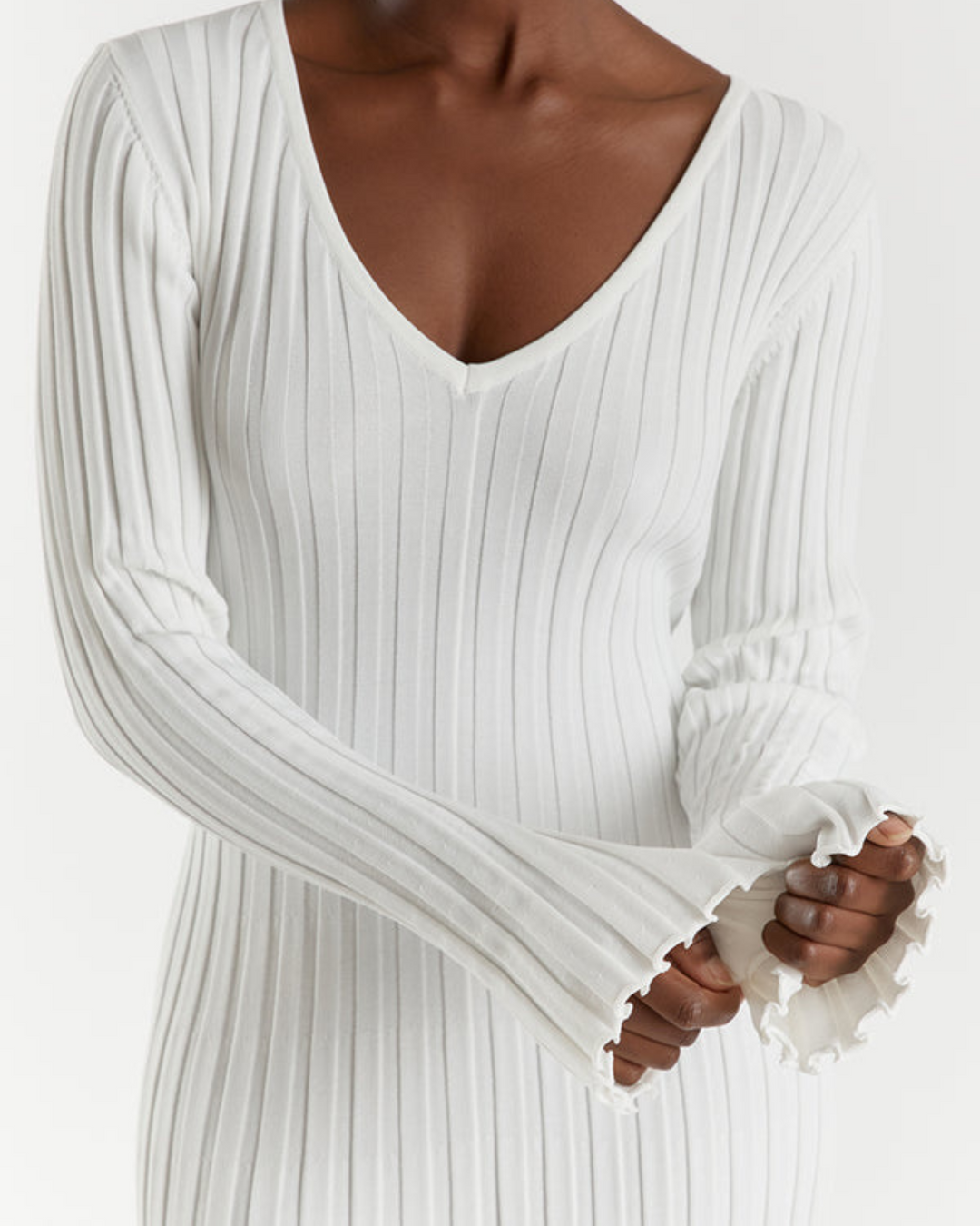 ANTHEA - KNITTED MIDI DRESS