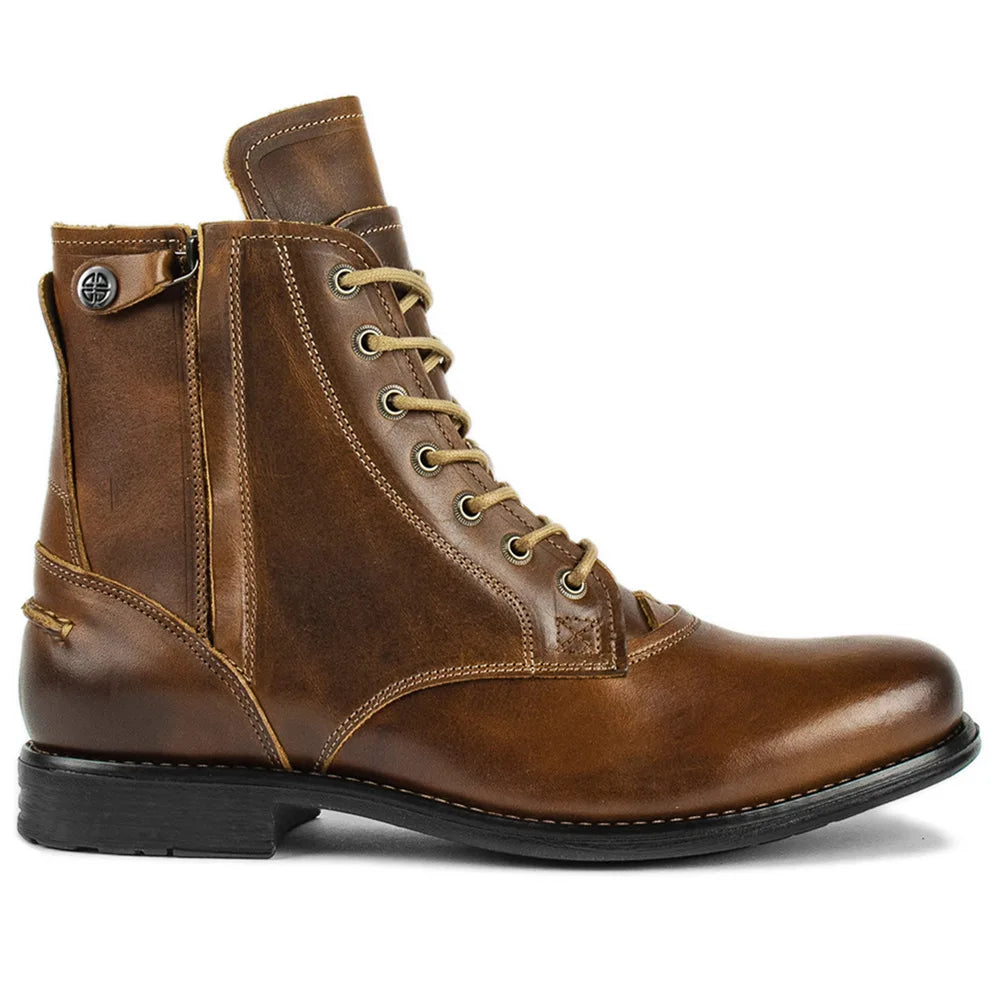 William Hogarth Leather Lace-up Boots