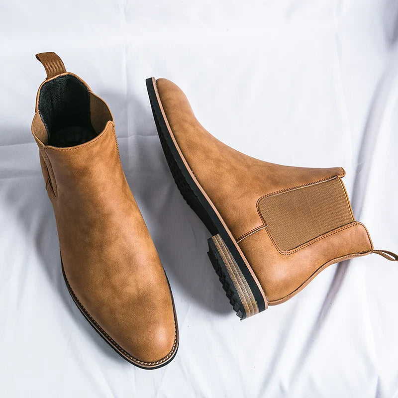 Vittorio Avanzi Leather Chelsea Boots