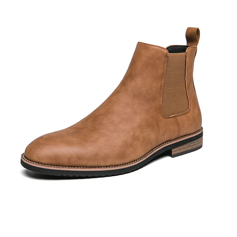 Vittorio Avanzi Leather Chelsea Boots