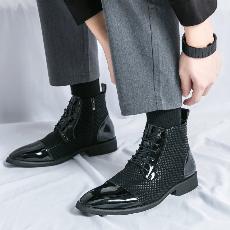 Gustave Martel High-top Lace-up Boots