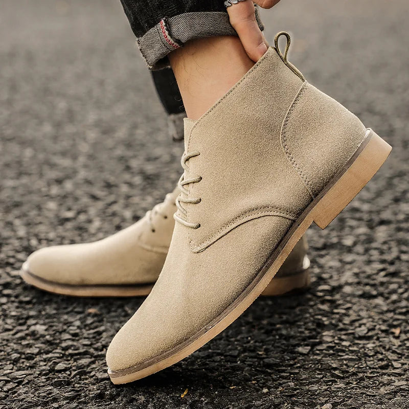 Pietro Perugino Leather Classic Suede Chukka Boots