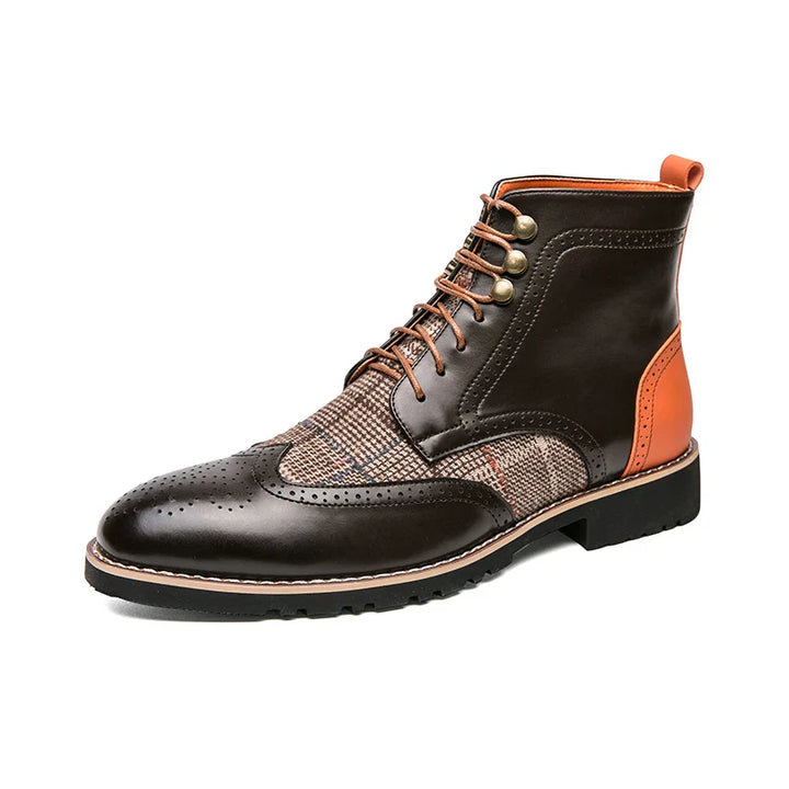 Ramon Adams Leather Lace-up Boots