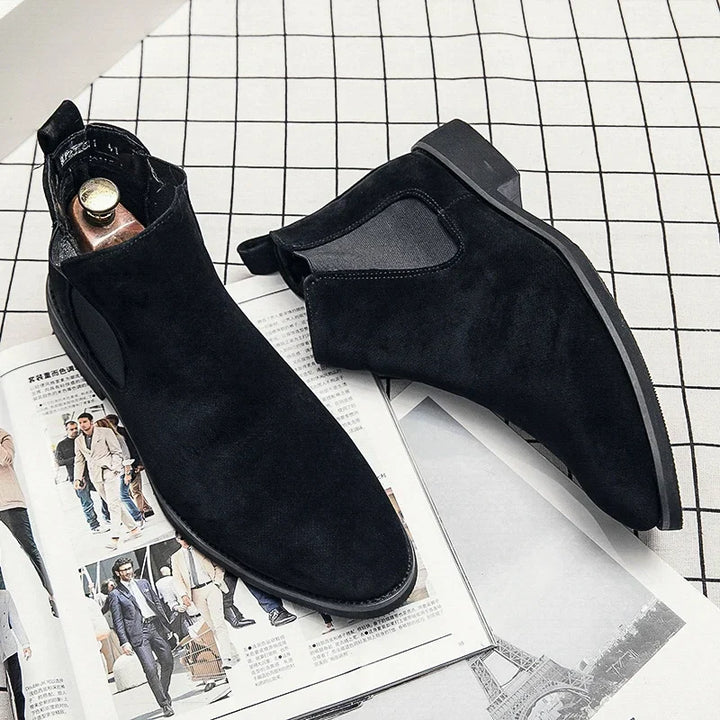 Luc Renard Suede Chelsea Boots