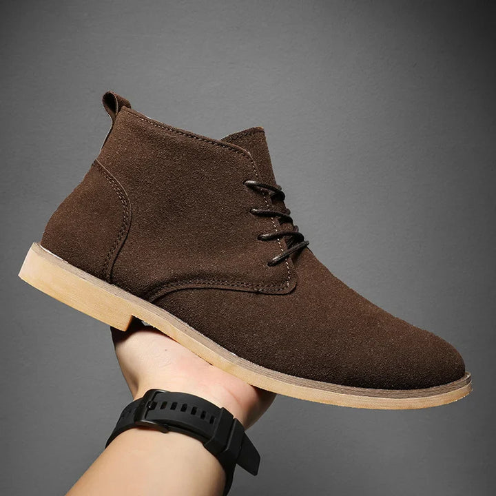 Pietro Perugino Leather Classic Suede Chukka Boots