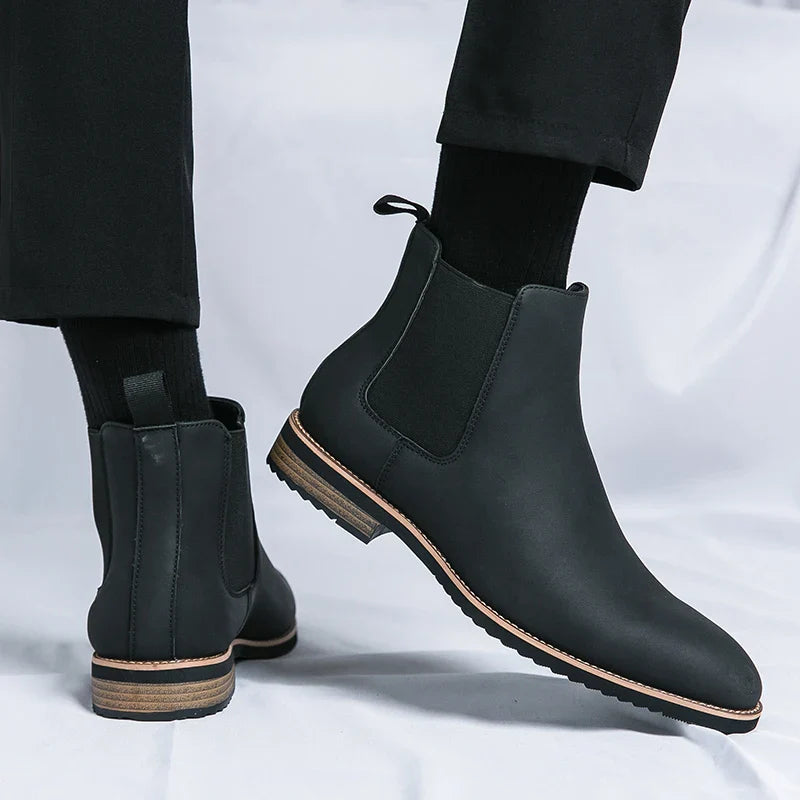 Vittorio Avanzi Leather Chelsea Boots