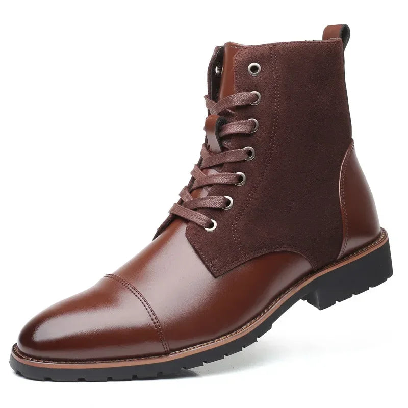 Rockport Crown Leather Lace-up Boots