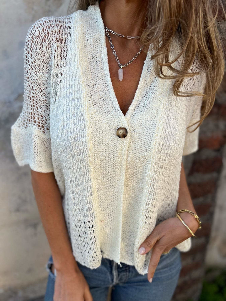 LILY - ELEGANT TEXTURED TOP