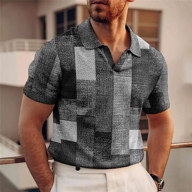 Oscar™ | Men’s Plaid Polo Shirt