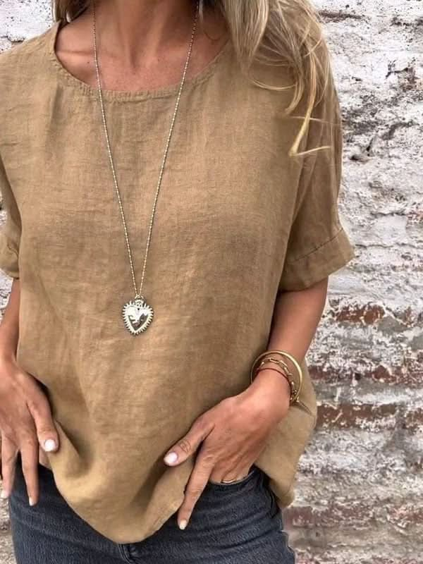 SYNTHIA - MINIMALIST RELAXED TOP