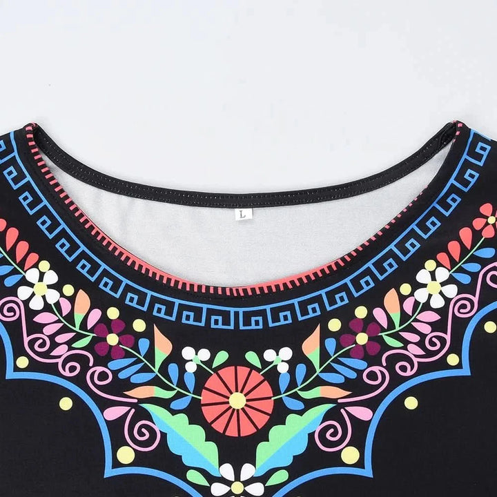 Zara™ | Bohemian Embroidered Viscose Dress