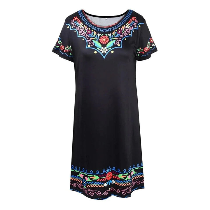 Zara™ | Bohemian Embroidered Viscose Dress